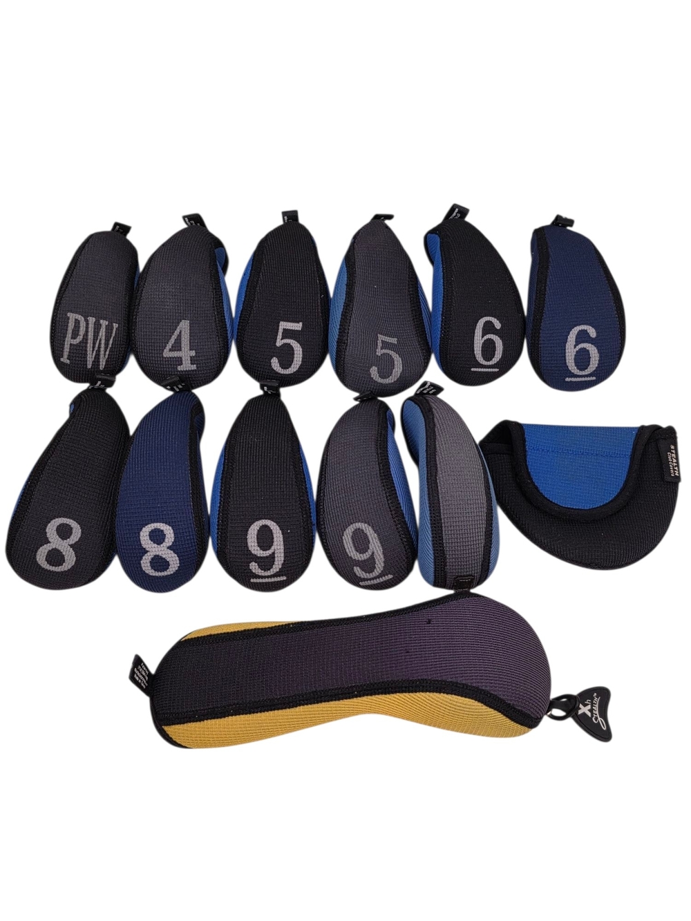 Lot Of 13 Stealth Club Covers Blue/Yellow/Black